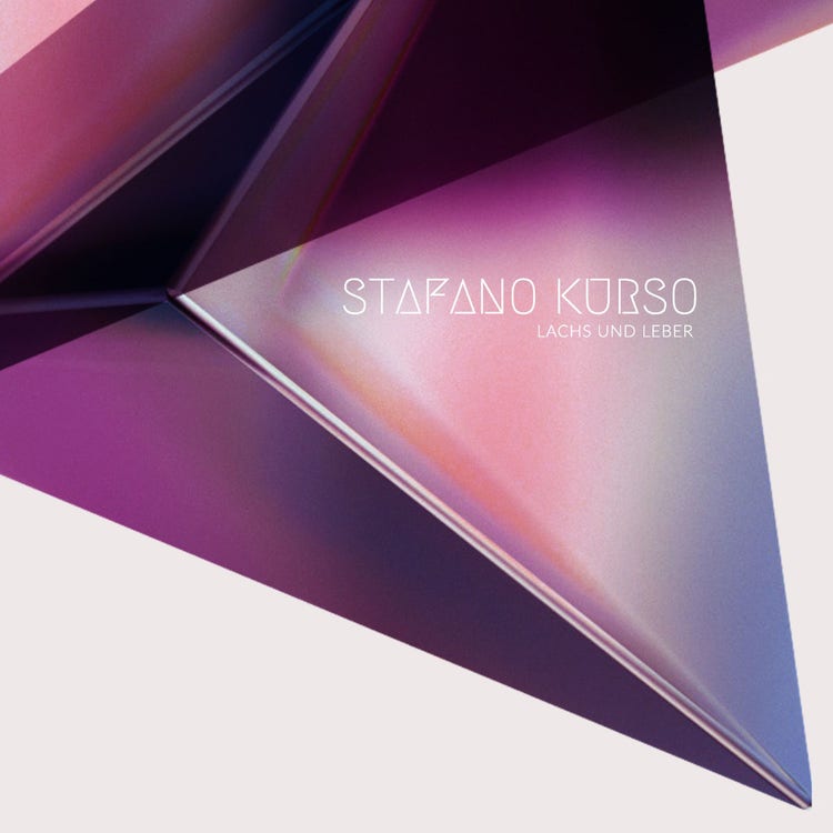 Purple gradient Abstract Pyramid Album Cover