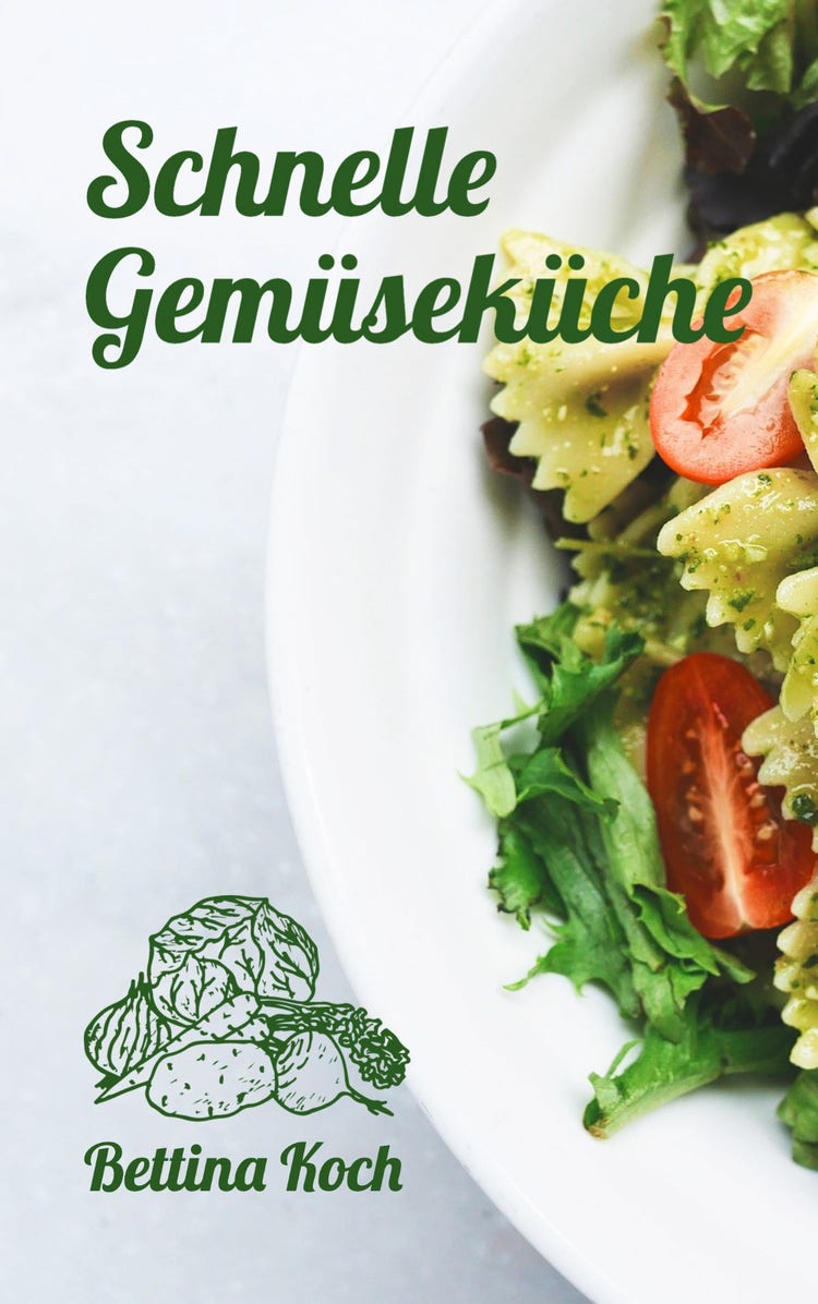 Green Vegetarian Recipe Book Cover