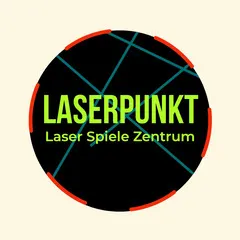 Green and red Laser Tag Animated Logo