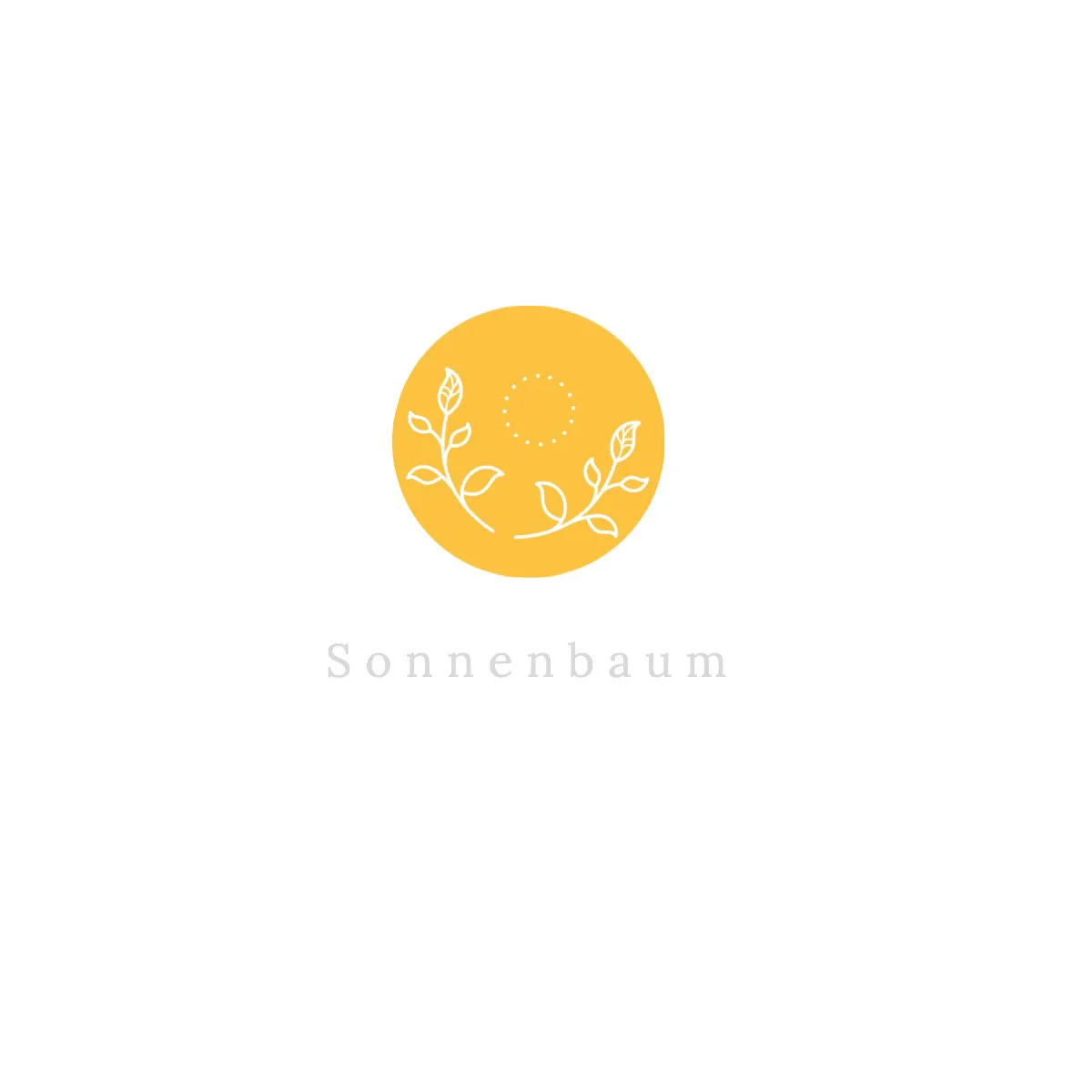 Yellow Grey Sunny Logo