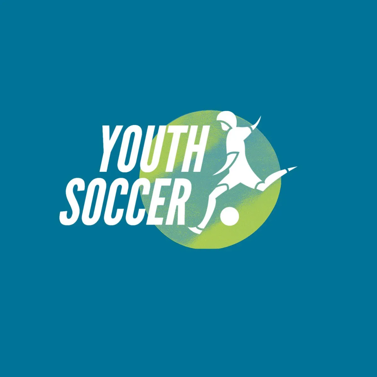 White & Yellow Soccer Logo