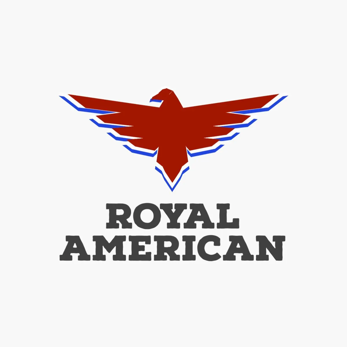 Red White And Blue American Eagle Logo