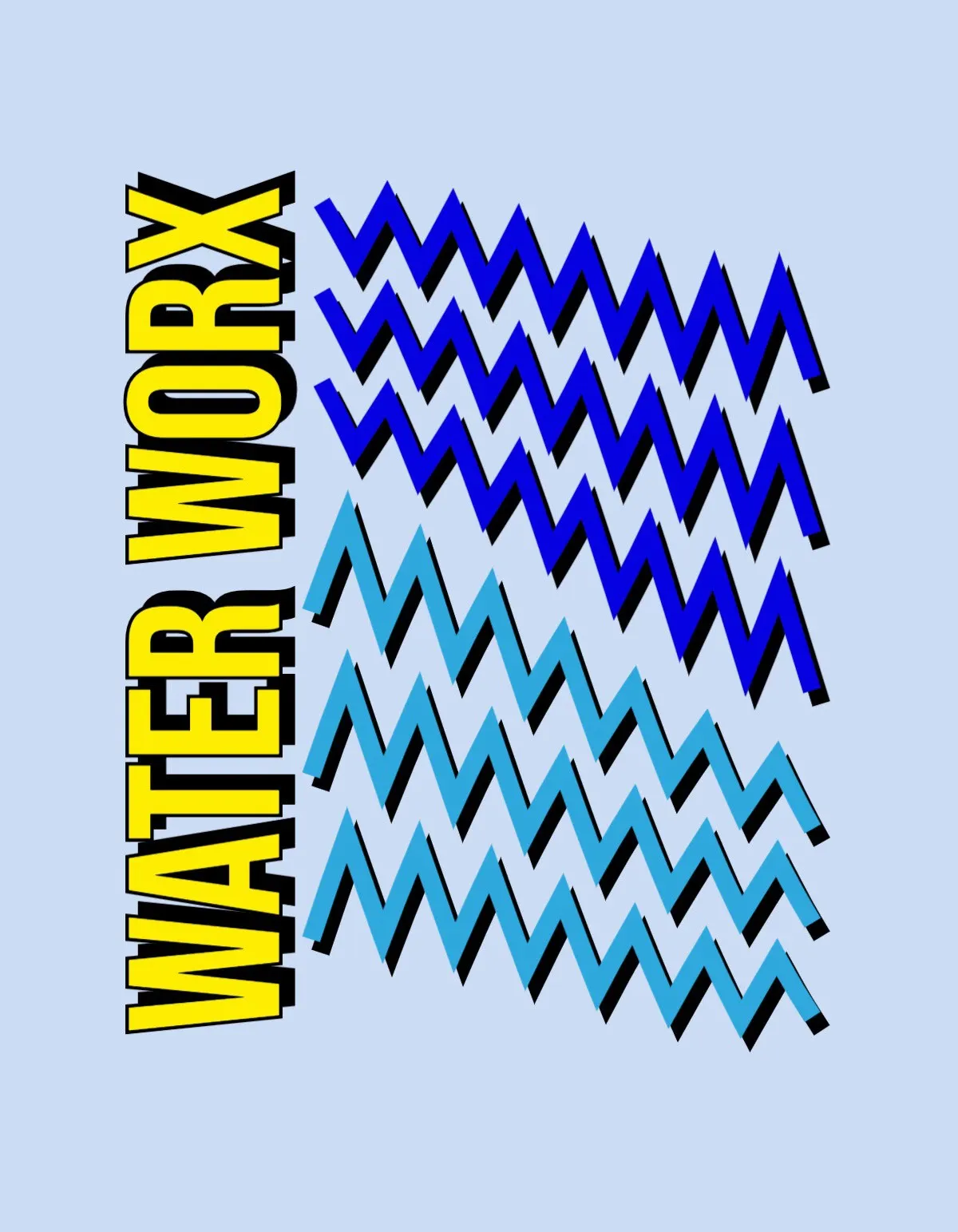 blue graphic t-shirt logo