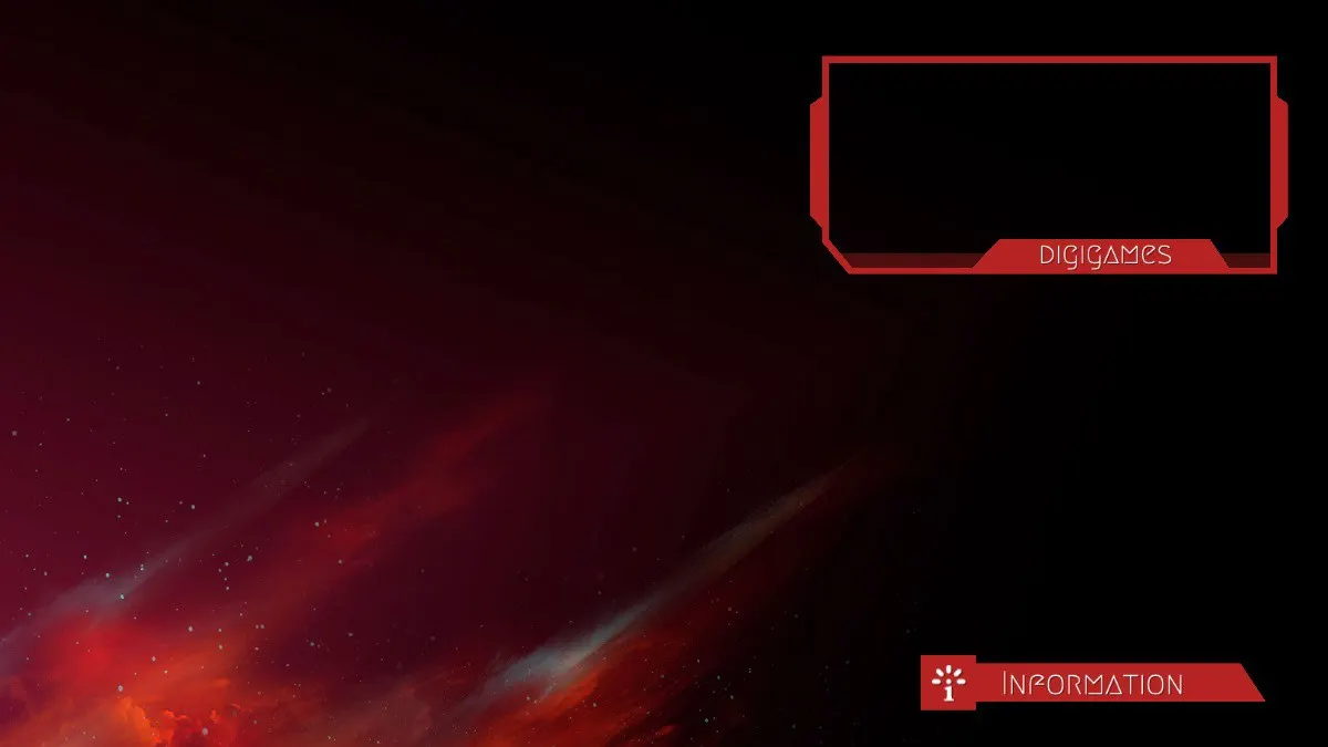 red industrial twitch overlay