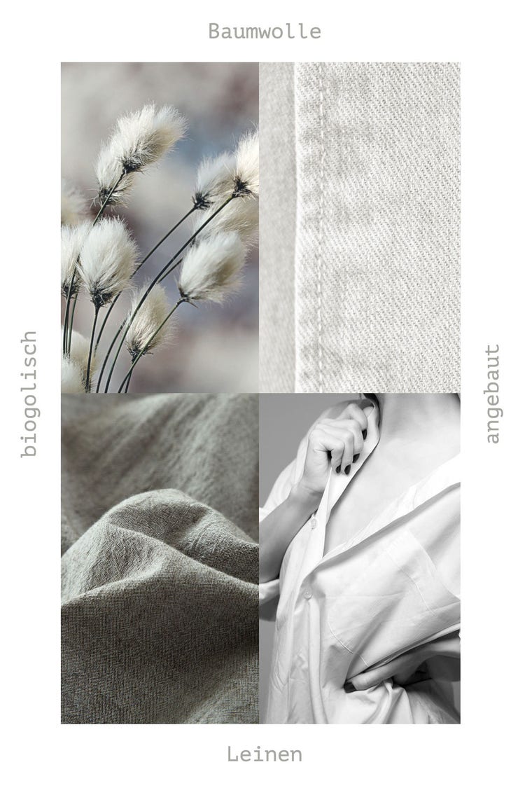 White Textile Collage Pinterest Post