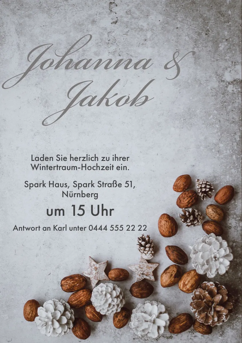 winter wonderland wedding invitations 