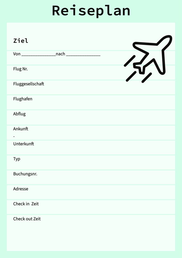 Green Flight Travel Itinerary Planner