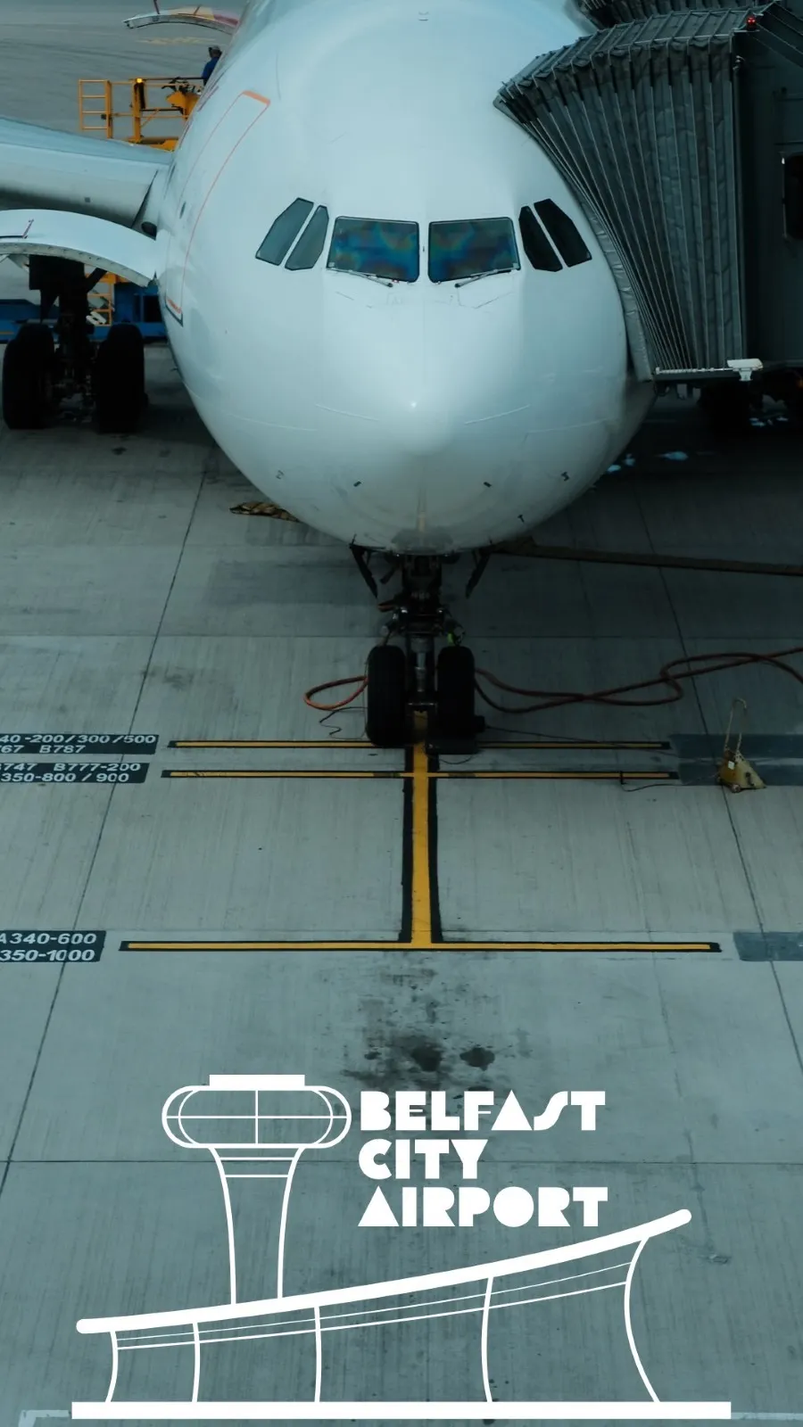Airplane Photo Belfast City Airport Snapchat Geofilter