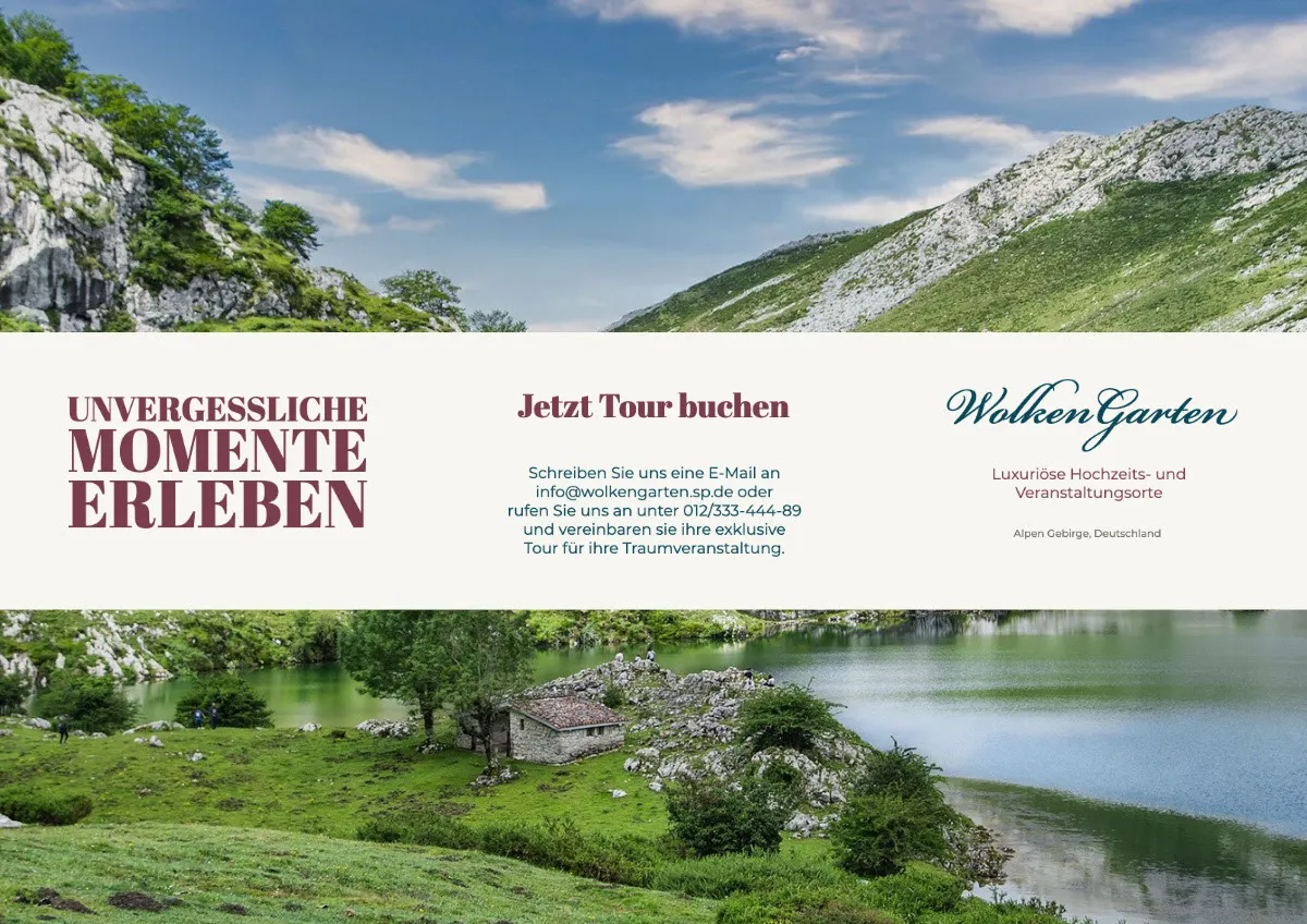 Green Blue Nature Mountain Resort Hotel Brochure