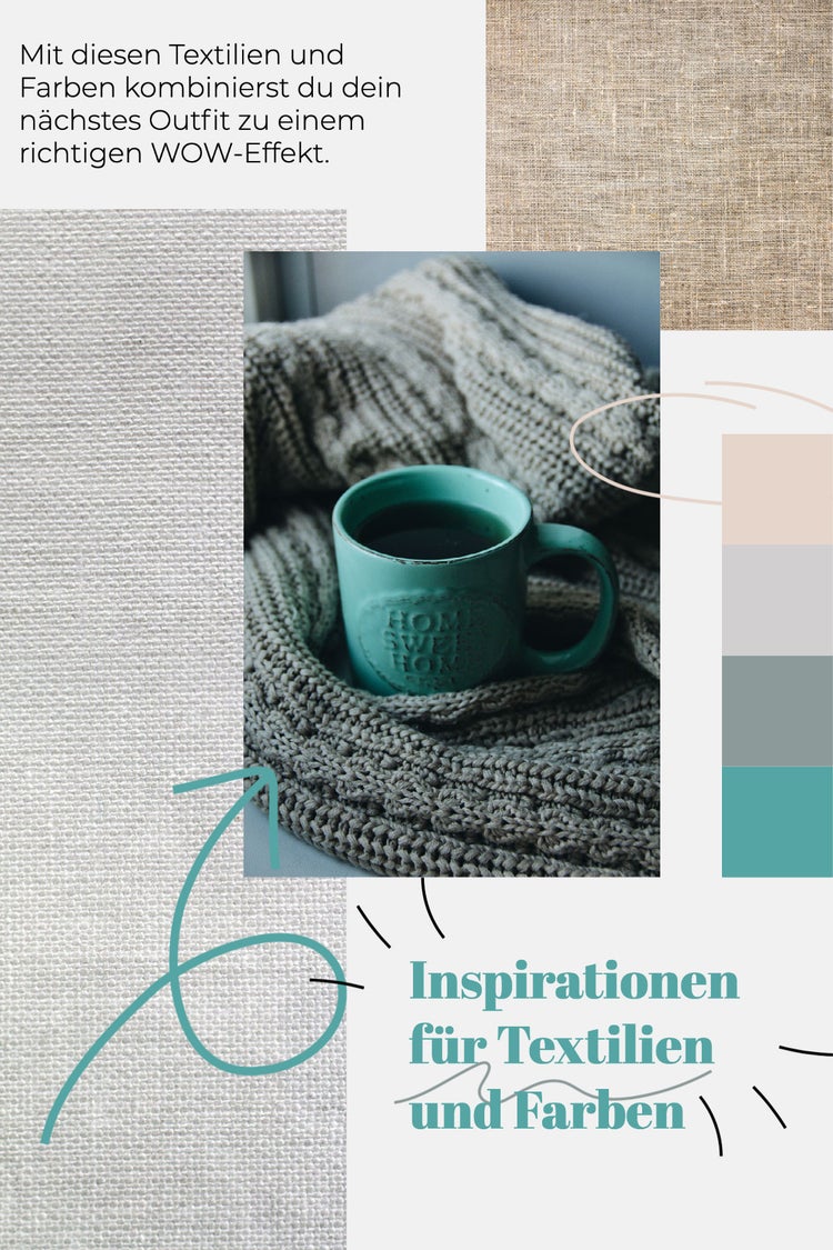 Modern Calm Textile Inspiration Moodboard Pinterest Post