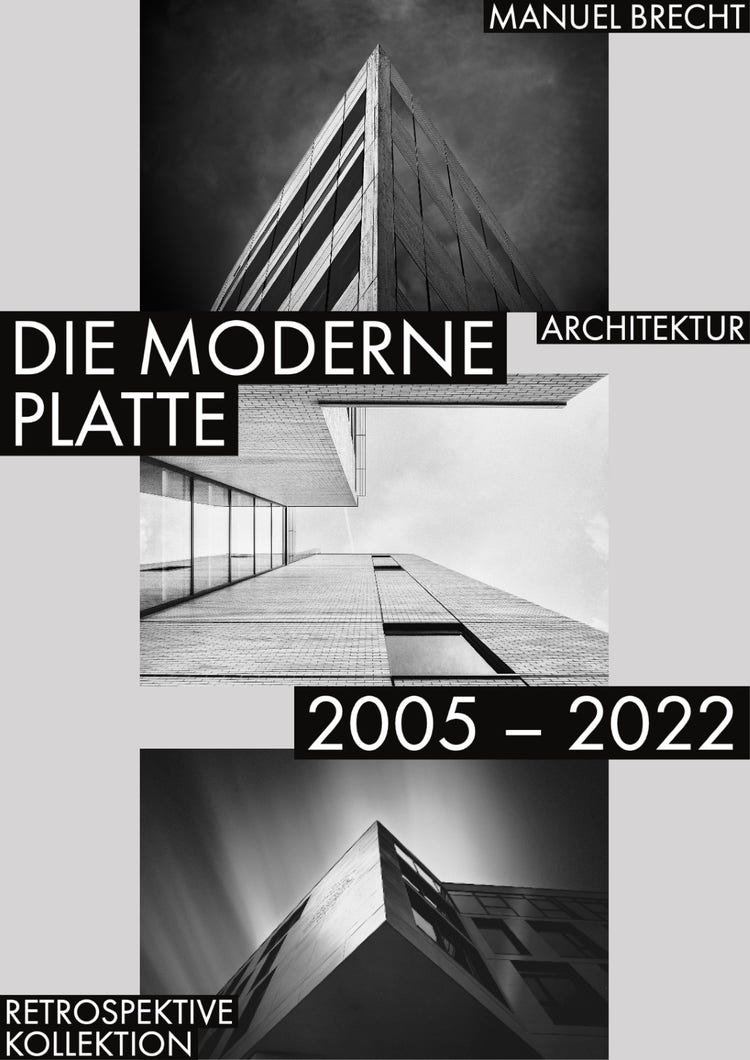 Black White Grey Architecture Poster