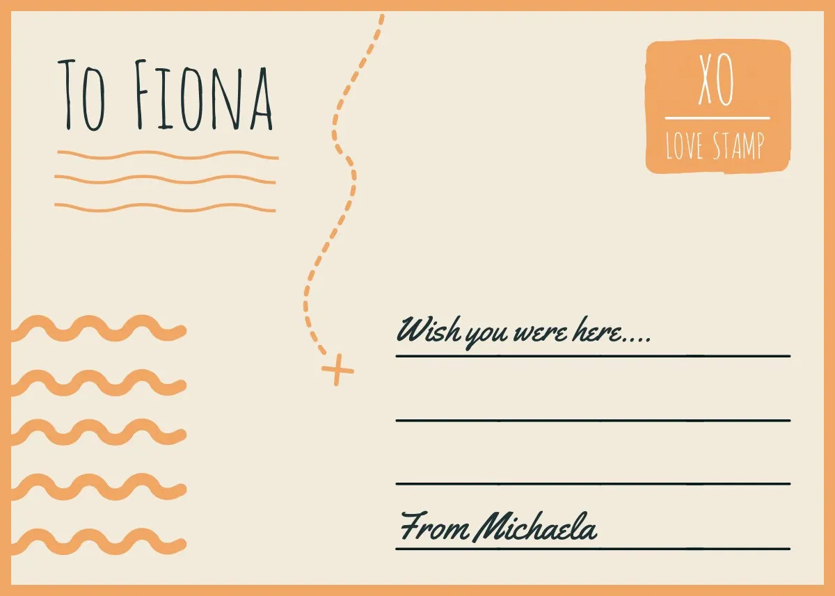 Kostenlos Postkarten selbst gestalten: Erstellen Sie Ihre eigenen Within Wish You Were Here Postcard Template