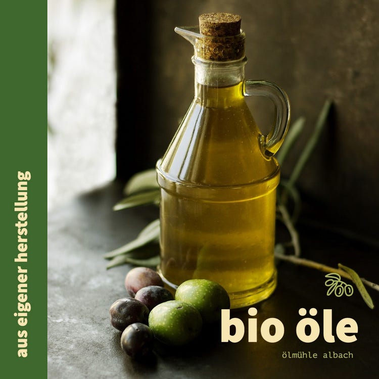 Green Organic Food Instagram Post