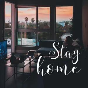 stay home instagram  Poster „Wir bleiben zuhause“