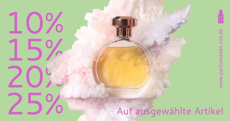 green discount parfum facebook sale post