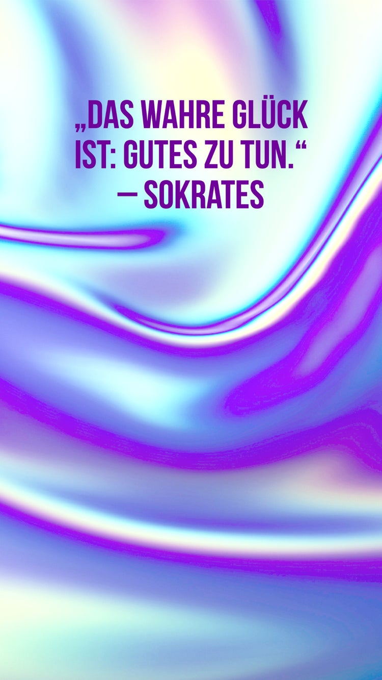 Colorful Fluid Gradient Quote Wallpaper Mobile Background