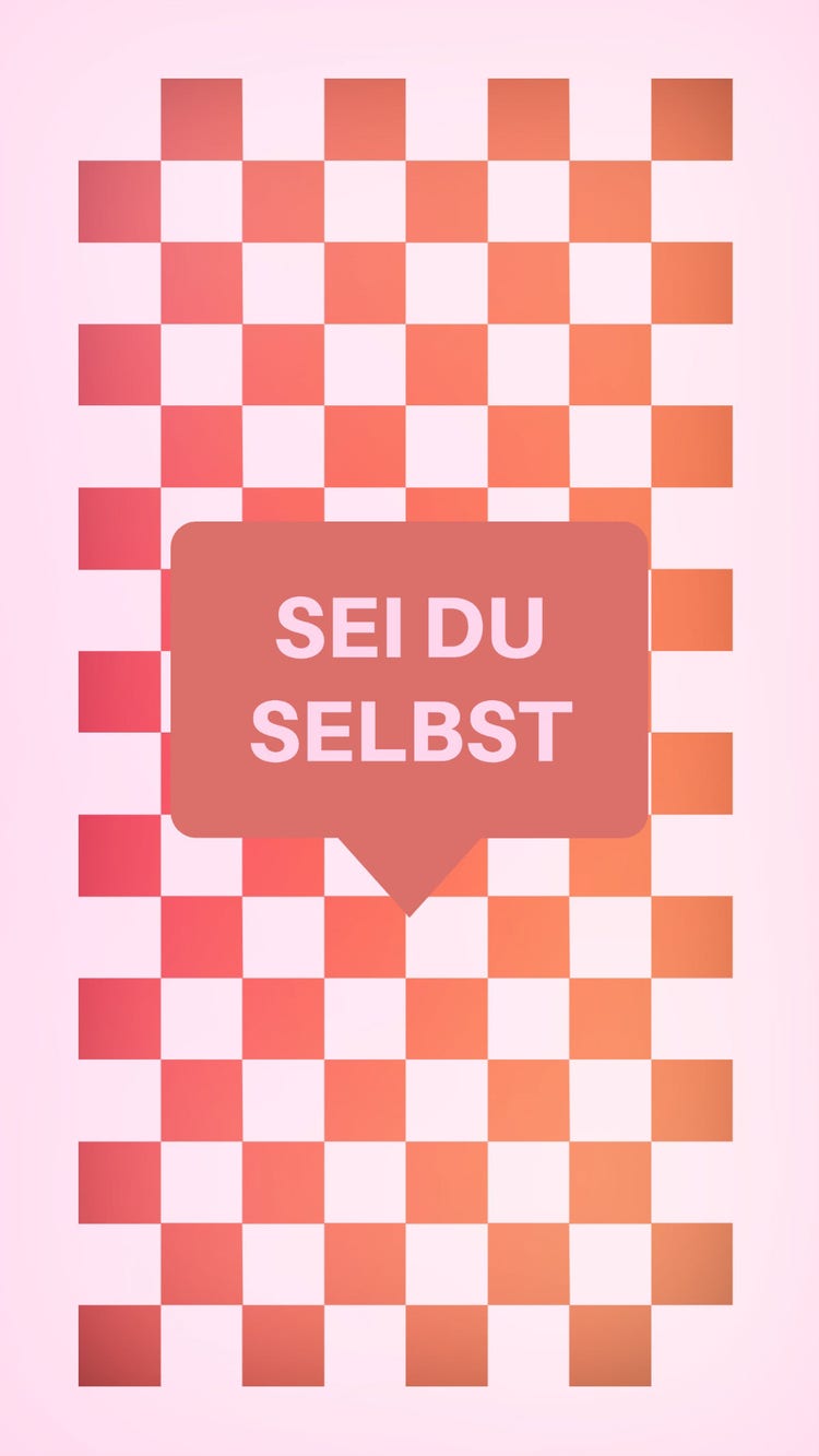 Red and Pink checkerboard Motivational Mobile Wallpaper