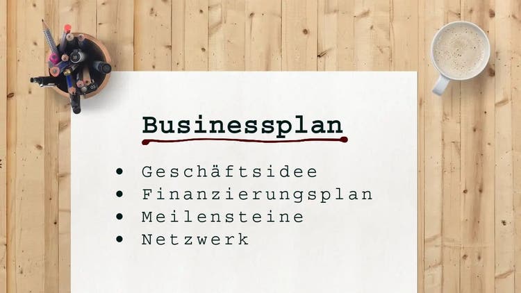 Wie erstellt man einen Businessplan?