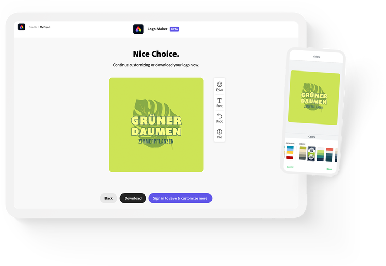 Hole dir Inspiration mit unseren Logo-Ideen und Tipps | Adobe Express