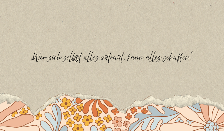 Aufbauende Sprüche für die Seele