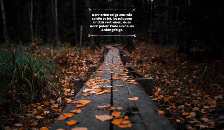 Herbstzitate zum Genießen.