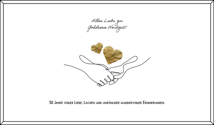 Sprüche zur goldenen Hochzeit – von emotional bis weise