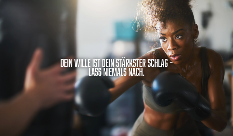 Durchhaltesprüche für jede Art von Ausdauer.