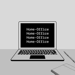 Animated Black and White Home Office Instagram Post 