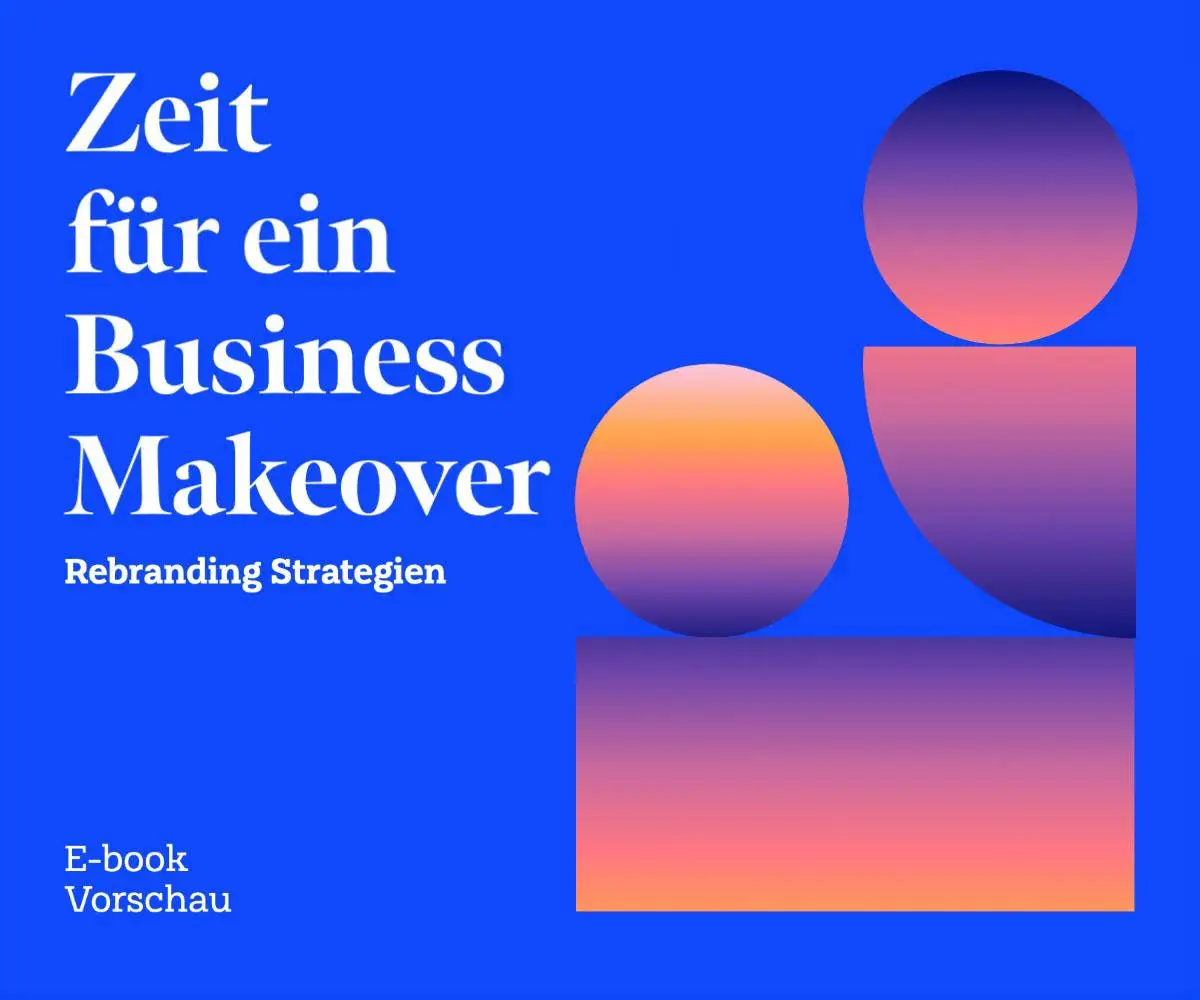 Blue Purple Orange Gradient Business Makeover Ebook Web Banner