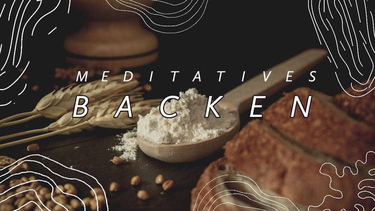 Black White Baking Flour Youtube Channel Banner