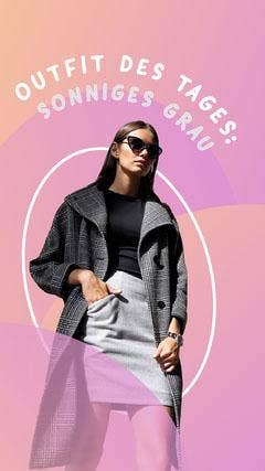 Pink Apricot Grey Fashion Animated Story