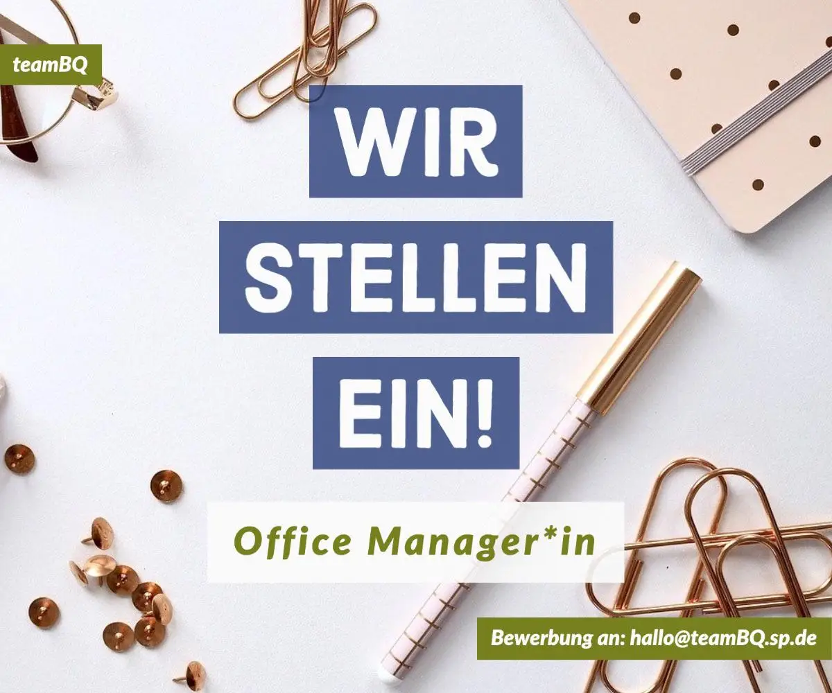 Soft Colors Green Office We are Hiring Banner