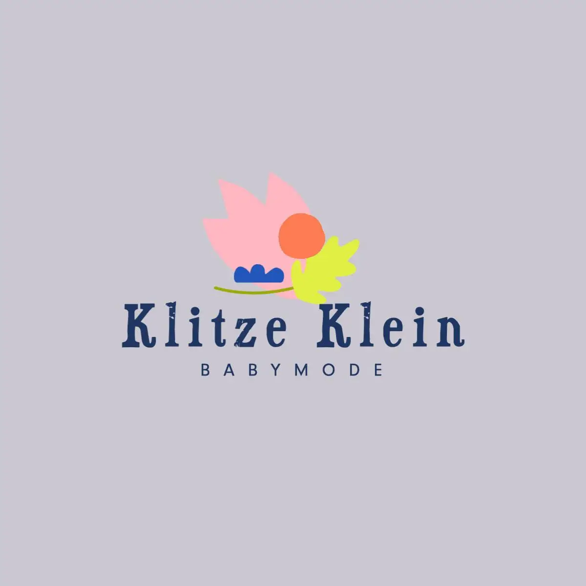 Colourful Organic Illustration Baby Fashion Shop Logo