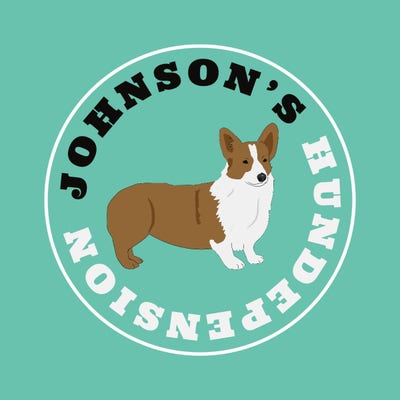 White & Black Dogcare Logo