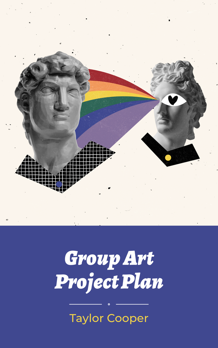 A group art project plan Description automatically generated