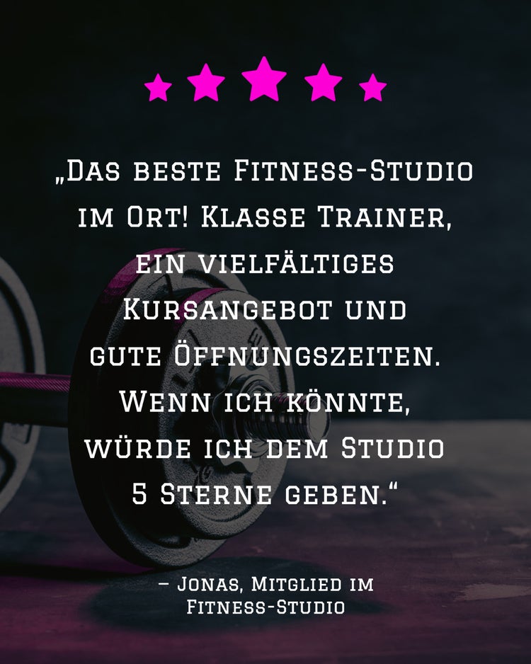 Black and Pink Testimonial Instagram Portrait Post