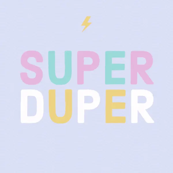 Instagram engagement: animated graphic of SUPER DUPER HAPPY BIRTHDAY 