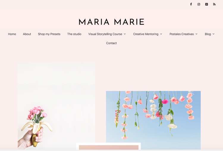 Graphic design portfolio: Maria Marie