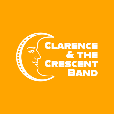 A logo with a face on the moon Description automatically generated