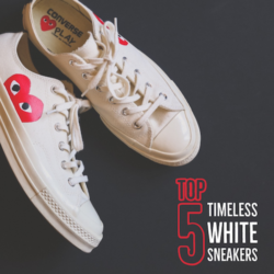 Top five timeless white sneakers