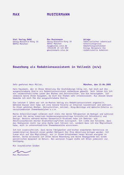 Purple & Grey Motivation Letter