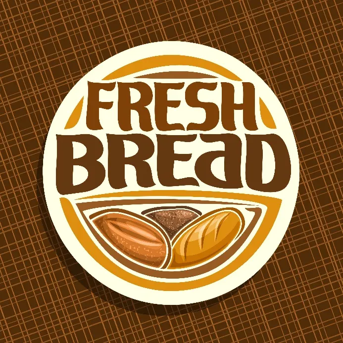 Beispiel von einem Logo für eine Bäckerei in Brauntönen.  