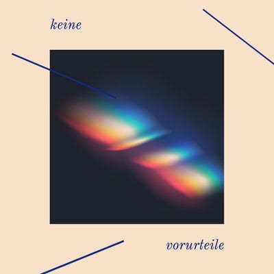 Beige and Rainbow Light Pride Template