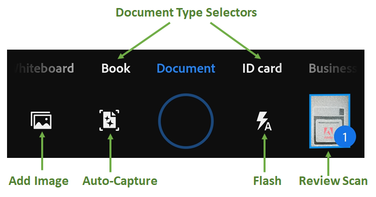 Gerenciar assinaturas — Adobe Scan para Android