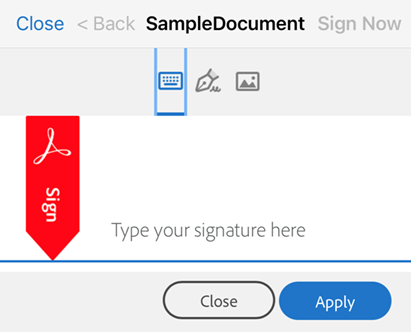 zitten Aarde knal Documenten beheren — Adobe Acrobat Sign voor iOS