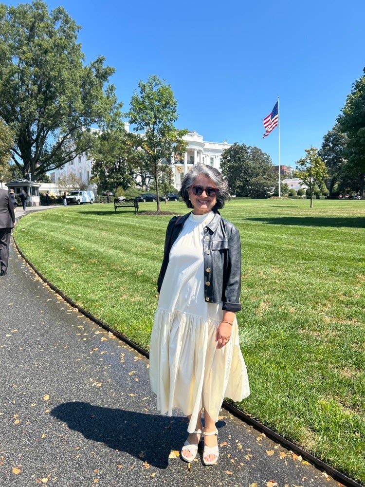 At the White House Task Force Meeting on Artificial Intelligence Education.