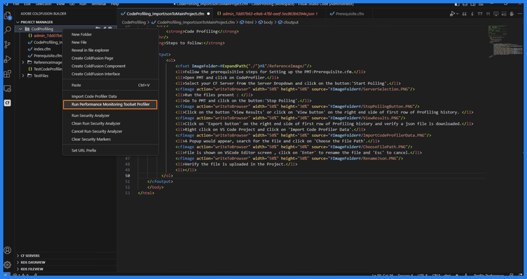 Code Profiler and Performance Insights