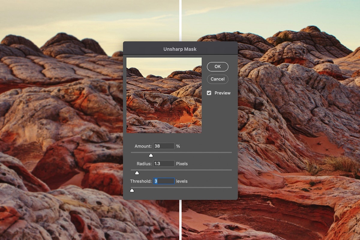 Using unsharp masking for sharper photos - Adobe