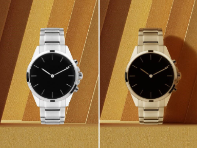 Side by side photos of a watch showing how Harmonise uses generative AI to create seamless composite images versus cut and paste.