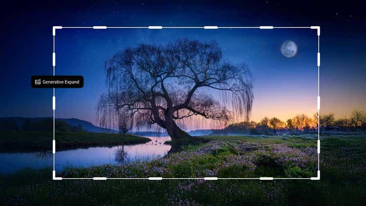 Step Five. Extend backgrounds with AI photo editing.